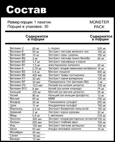 Reckful Monster Pak (30 пак)