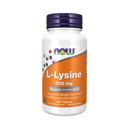 NOW L-LYSINE 500 мг (100 табл)