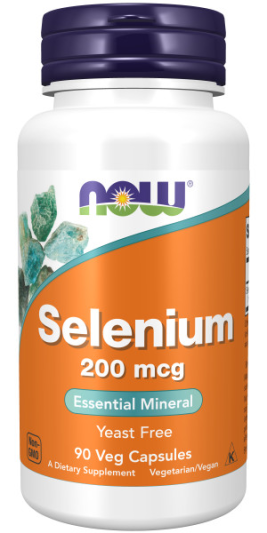 NOW SELENIUM 200 мкг (90 вег.капс)