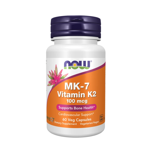 NOW K-2 (MK-7) 100 мкг (60 капс)