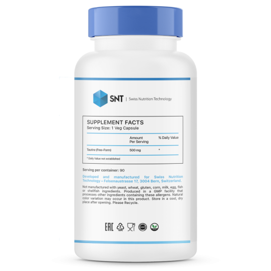 Таурин SNT Taurine  (90 вег.капс)