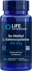 Селен Life Extension Se-Methyl L-Selenocysteine 200 мкг (90 вег.капс)