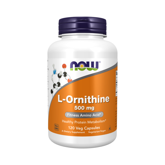 NOW ORNITHINE 500 мг (120 вегкапс)