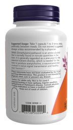 Улучшение памяти NOW DMAE 250 мг (100 вег.капс)