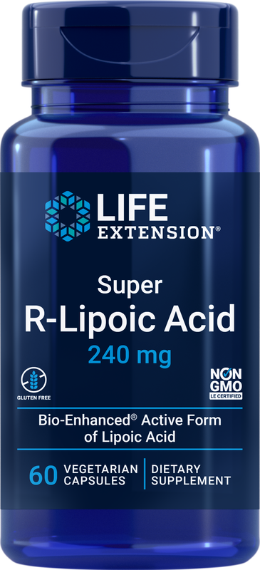 Антиоксидант Life Extension Super R-Alpha Lipoic Acid (60 вег.капс)