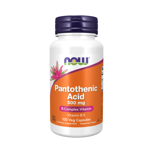 NOW PANTOTHENIC ACID 500 мг (100 вегкапс)