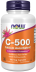 NOW C-500 ASCORBATE (100 капс)
