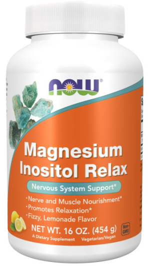 NOW MAGNESIUM INOSITOL RELAX POWDER (454 гр)