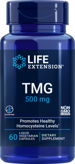 Укрепление иммунитета Life Extension TMG 500 мг (60 вег.капс)