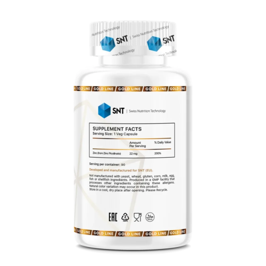 SNT Gold Line Zinc Picolinate (90 вегкапс)