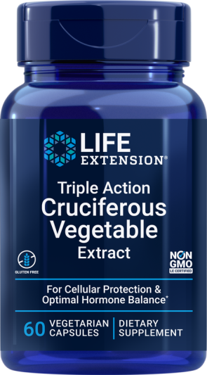 Энзимы Life Extension Triple Action Cruciferous Vegetable Extract (60 капс)