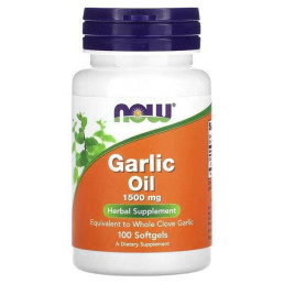 NOW Garlic Oil 1500 мг (100 капс)