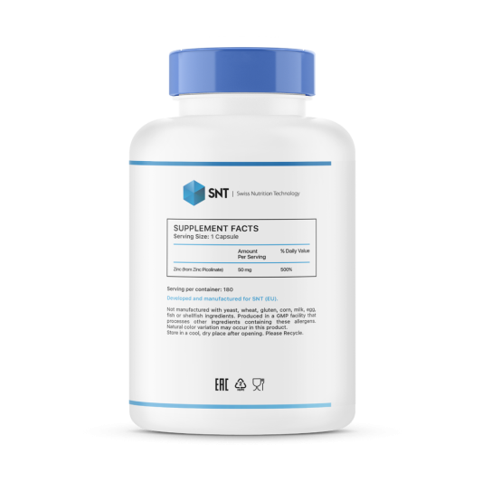 SNT Zinc Picolinate 50 мг (180 капс)