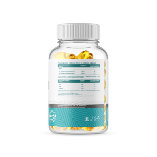 Жирные кислоты JustFit Omega-3 Fish Oil (90 капс)