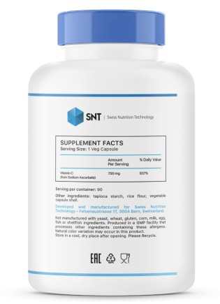 SNT Sodium Ascorbate (90 вег.капс)