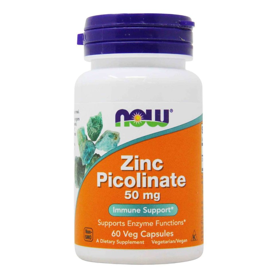 NOW Zinc Picolinate 50 мг (60 капс)