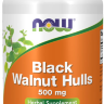 Антиоксиданты NOW BLACK WALNUT HULLS 500 мг (100 вегкапс)