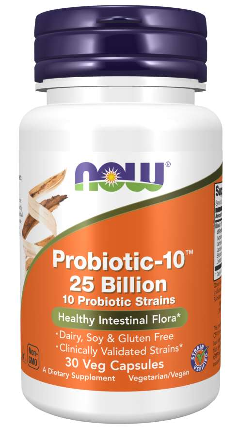 NOW Probiotic-10™ 25 Billion (30 вег капс)