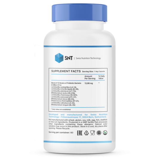 SNT Probiotic 5 млрд (60 вег.капс)