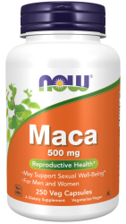 Либидо NOW MACA 500 мг (250 вег.капс)
