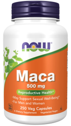 Либидо NOW MACA 500 мг (250 вег.капс)