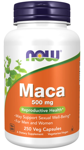 Либидо NOW MACA 500 мг (250 вег.капс)