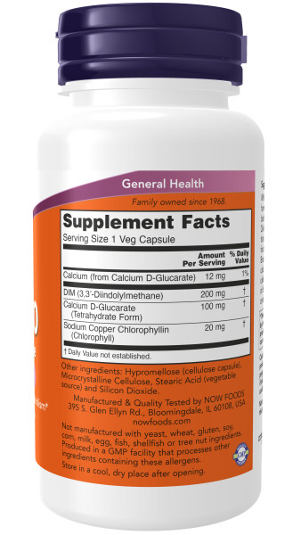 Улучшение гормонов NOW DIM 200 (90 капс)