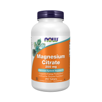 NOW MAGNESIUM CITRATE 200 мг (250 табл)