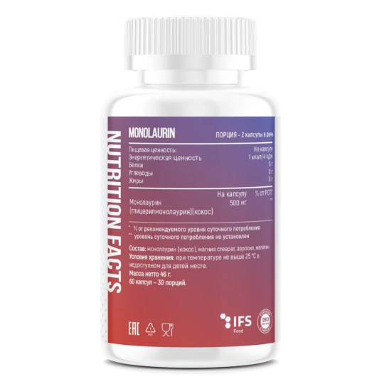 Fitness Formula Monolaurin (60 капс)