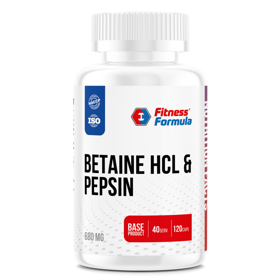 Fitness Formula Betain HCL & Pepsin (120 капс)
