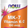 Витамины NOW K-2 (MK-7) 100 мкг (120 капс)
