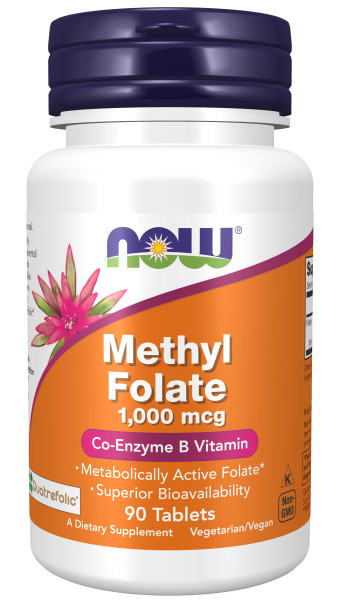 Витамины NOW METHYL FOLATE 1000 мкг (90 табл)