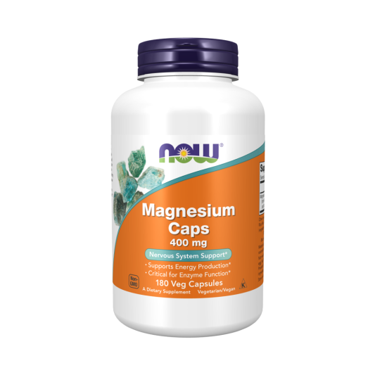 NOW MAGNESIUM 400мг (180 капс)