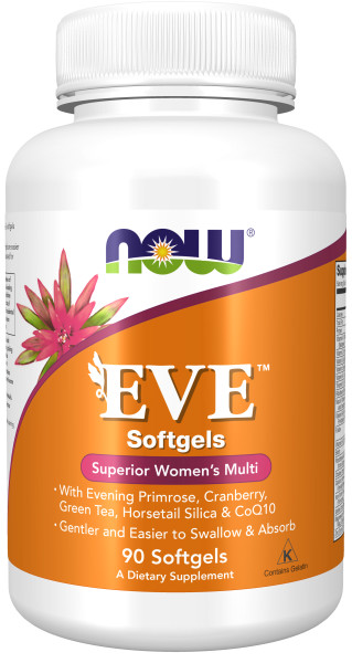 Женские витамины NOW Eve - Women's Multivitamin (90 гелькапс)