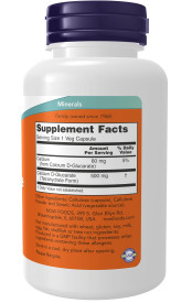 NOW CALCIUM D-GLUCARATE 500 мг (90 вегкапс)