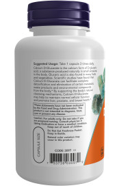 NOW CALCIUM D-GLUCARATE 500 мг (90 вегкапс)