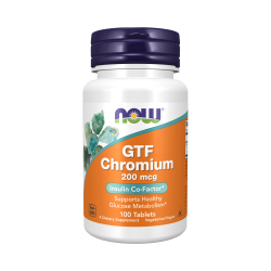 NOW GTF CHROMIUM 200 мкг (100 табл)