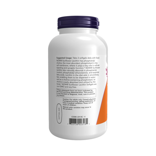 NOW Sunflower Lecithin 1200 мг (200 капс)