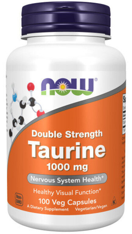 NOW TAURINE 1000 мг (100 вегкапс)