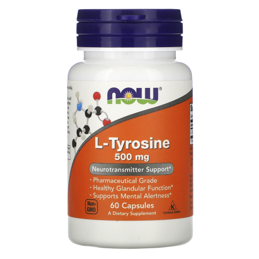 NOW L-Tyrosine 500 мг (60 капс)