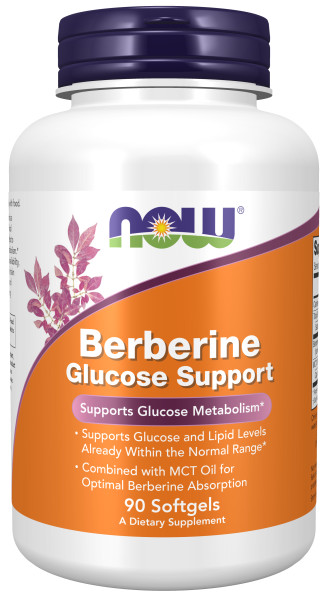 Снижение глюкозы NOW BERBERINE GLUCOSE SUPPORT (90 капс)