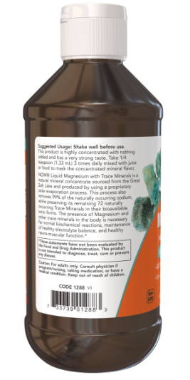 NOW LIQUID MAGNESIUM/TRACE MINS (237 мл)