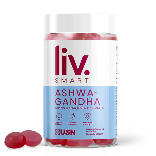 Адаптоген USN Liv.Smart Ashwagandha Gummies (60 паст)