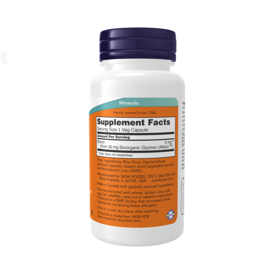 NOW Boron 3mg (100 вег.капс)