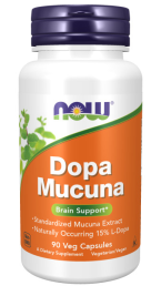 Улучшение настроения NOW DOPA MUCUNA (90 вег.капс)