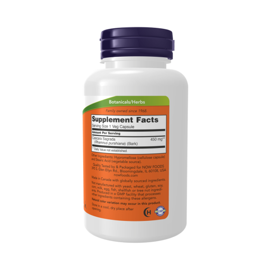 NOW Cascara Sagrada ( 100 вег.капс)