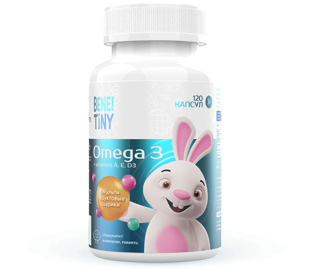 Bene! Tiny OMEGA 3 (120 жев.таб)