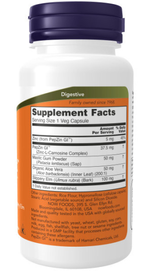 Пищеварение NOW GASTRO COMFORT (60 капс)