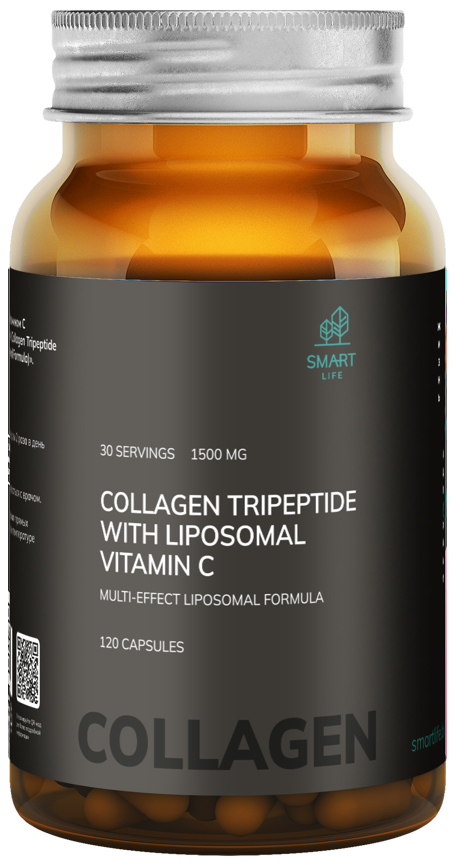 Smartlife Collagen TriPeptide With Liposomal Vitamin C (120 капс)