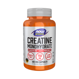 NOW Creatine Monohydrate (120 вег.капс)